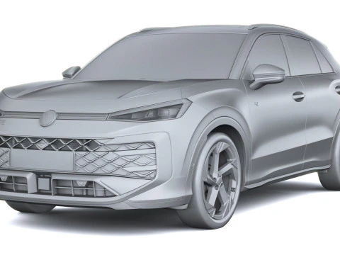 Volkswagen T-Roc R-line 2026 3D Model