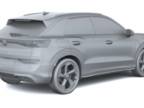 Volkswagen T-Roc R-line 2026 Model 3D