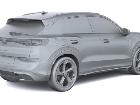 Volkswagen T-Roc R-line 2026 3D Model