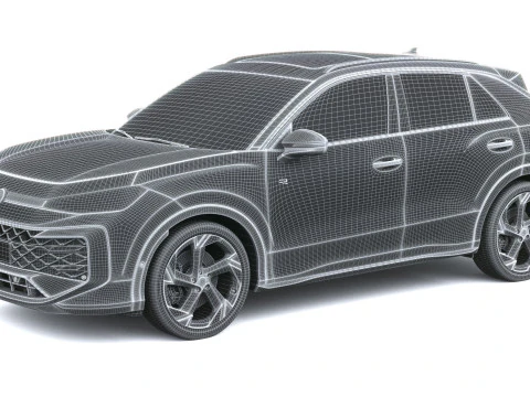 Volkswagen T-Roc R-line 2026 3D Model