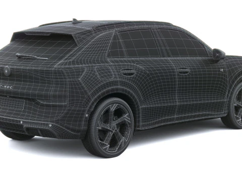 Volkswagen T-Roc R-line 2026 3D Model