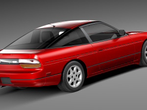 Nissan 240 SX Silvia S13 1989-1994 3D 模型