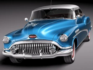 Buick Roadmaster Riviera 1952 3D Model