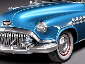 Buick Roadmaster Riviera 1952 3D Model