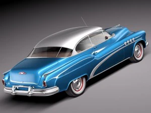 Buick Roadmaster Riviera 1952 3D Model