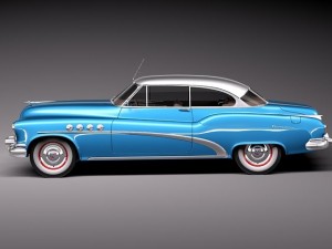 Buick Roadmaster Riviera 1952 Model 3D