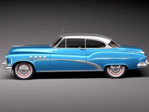 Buick Roadmaster Riviera 1952 3D Model