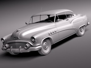 Buick Roadmaster Riviera 1952 Model 3D