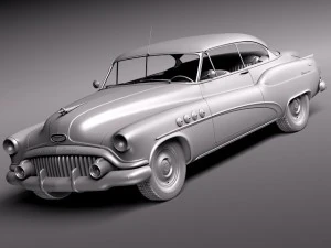 Buick Roadmaster Riviera 1952 3D Model