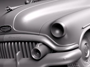 Buick Roadmaster Riviera 1952 3D Model