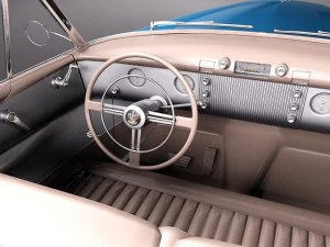 Buick Roadmaster Riviera 1952 3D Model