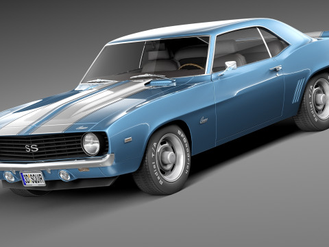 Chevrolet Camaro SS 1969 Model 3D