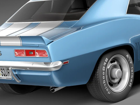 Chevrolet Camaro SS1969 Modello 3D