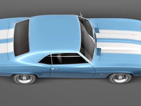 Chevrolet Camaro SS1969 Modello 3D