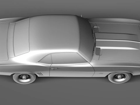 Chevrolet Camaro SS1969 Modello 3D