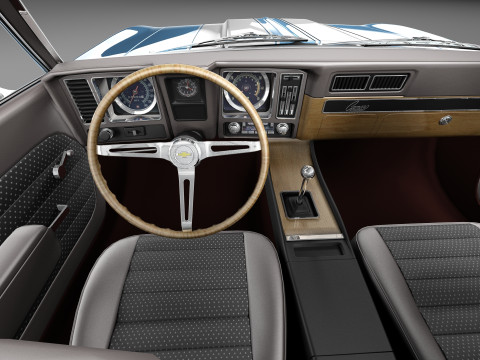 Шевроле Камаро СС 1969 г. 3D Модель