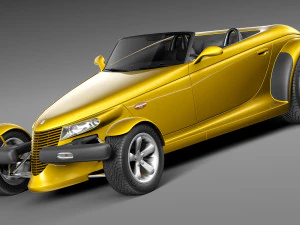 Plymouth Prowler Hisse Senedi 1997-2002 3D Model