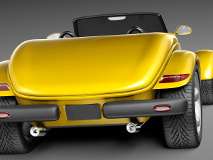 Plymouth Prowler Stock 1997-2002 3D Model