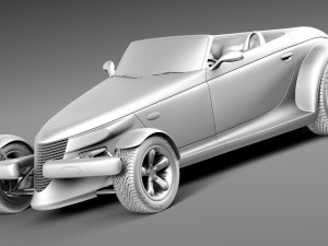 Plymouth Prowler Stock 1997-2002 3D Model