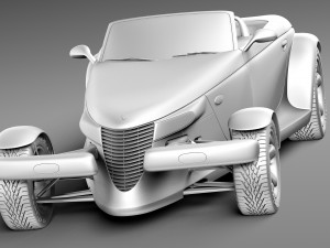 Plymouth Prowler Stock 1997-2002 3D Model