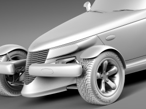 Plymouth Prowler Stock 1997-2002 3D Model