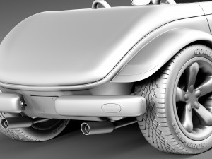 Plymouth Prowler Stock 1997-2002 3D Model