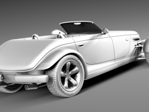 Plymouth Prowler Stock 1997-2002 3D Model