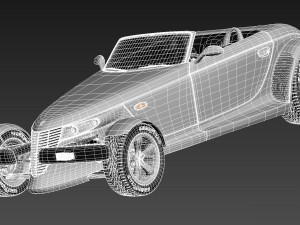 Plymouth Prowler Stock 1997-2002 3D Model