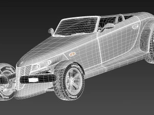 प्लायमाउथ प्रॉलर स्टॉक 1997-2002 3D मॉडल