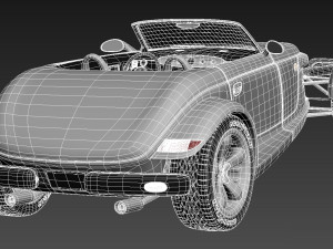 Plymouth Prowler Stock 1997-2002 3D Model