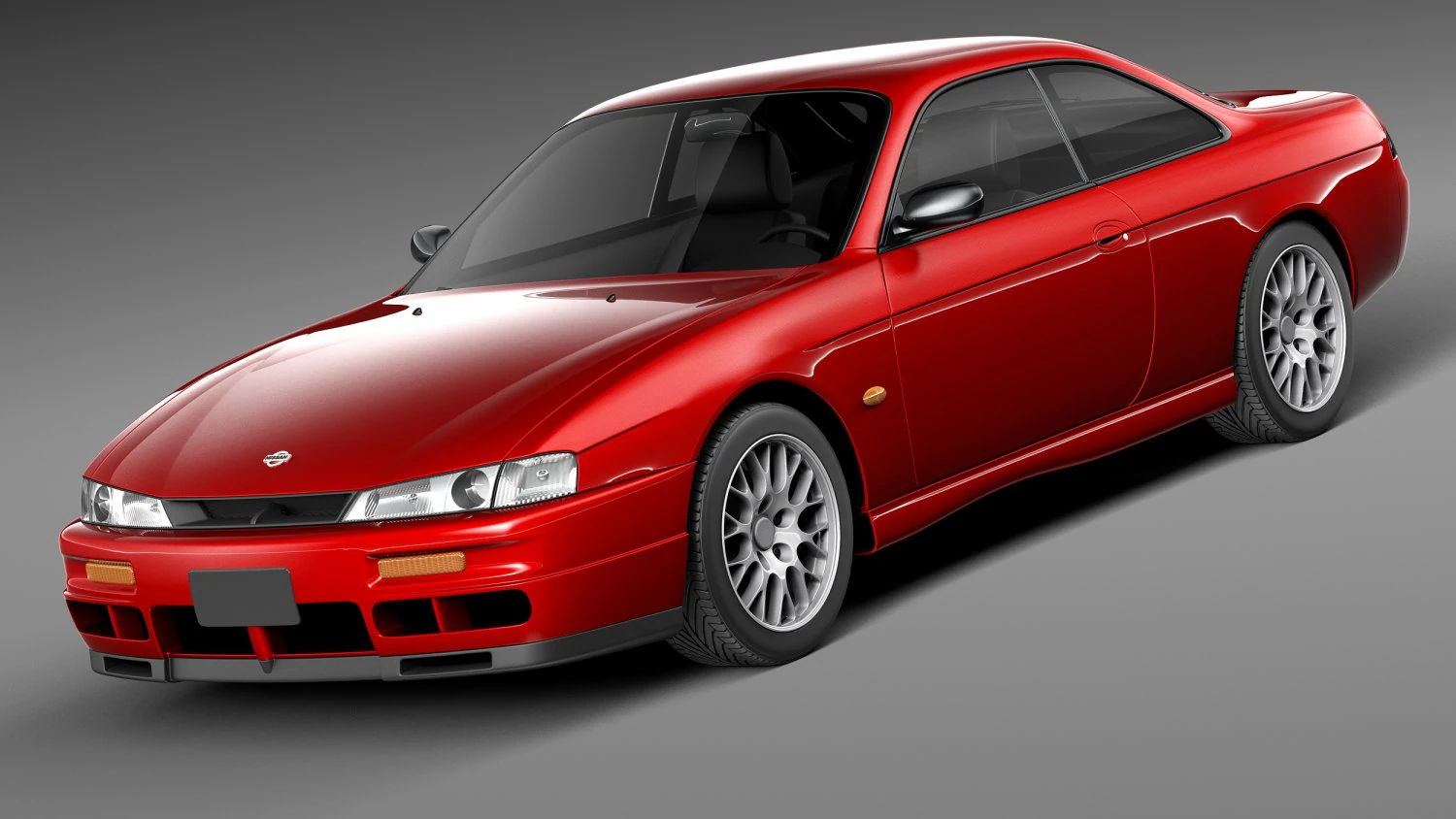 Nissan 240 SX Silvia S14 1996 3D Model .c4d .max .obj .3ds .fbx .stl .blend 
