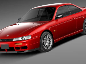 Nissan 240 SX Silvia S14 1996 Modelo 3D