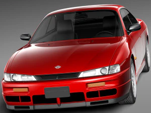Nissan 240 SX Silvia S14 1996 3D Model