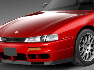 Nissan 240 SX Silvia S14 1996 3D Model