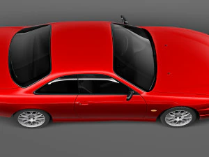 Nissan 240 SX Silvia S14 1996 3D Model
