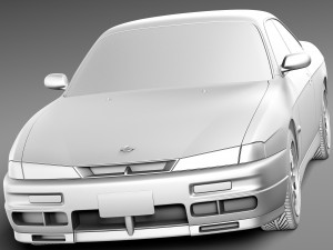 Nissan 240 SX Silvia S14 1996 Modelo 3D