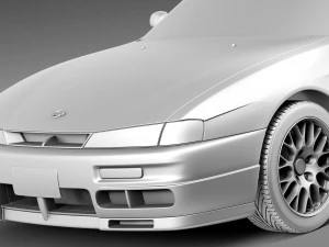 Nissan 240 SX Silvia S14 1996 3D Model