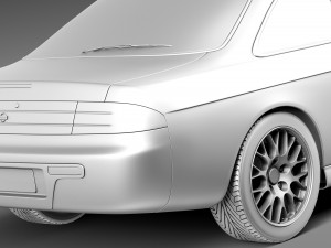 Nissan 240 SX Silvia S14 1996 Modelo 3D