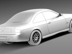 Nissan 240 SX Silvia S14 1996 3D Model