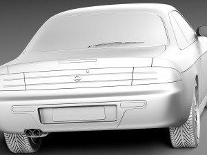 Nissan 240 SX Silvia S14 1996 Modelo 3D