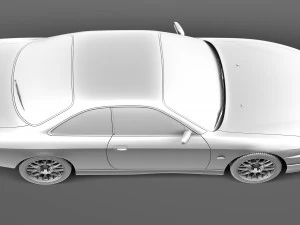 Nissan 240 SX Silvia S14 1996 3D Model