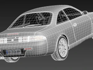 Nissan 240 SX Silvia S14 1996 3D Model