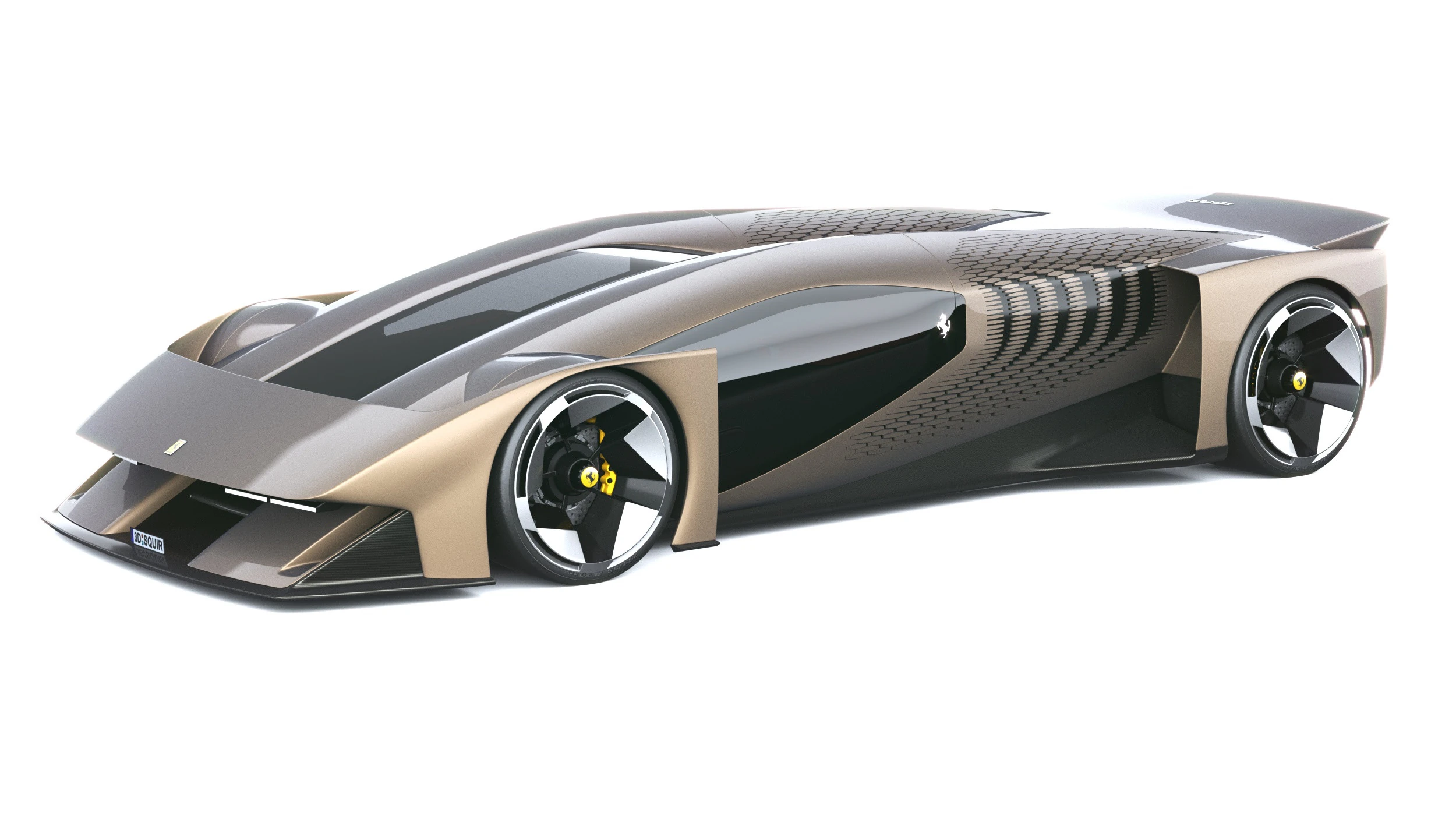 Ferrari F76 Concept 2025 3D Model .c4d .max .obj .3ds .fbx .stl .blend 