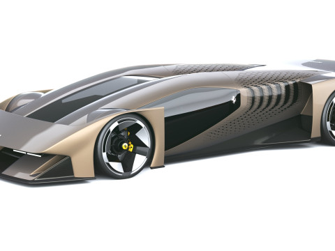 Ferrari F76 Concept 2025 3D Model