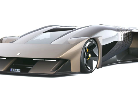 Ferrari F76 Concept 2025 3D Model