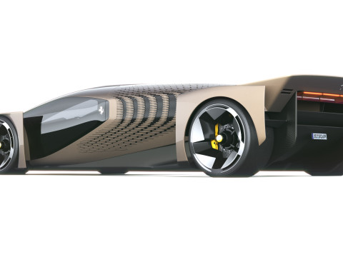 फेरारी F76 कॉन्सेप्ट 2025 3D मॉडल