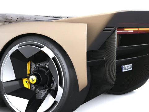 Ferrari F76 Concept 2025 3D Model