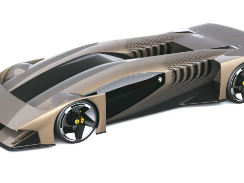 Ferrari F76 Concept 2025 3D Model