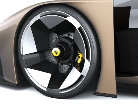 फेरारी F76 कॉन्सेप्ट 2025 3D मॉडल