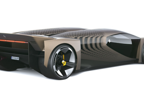 फेरारी F76 कॉन्सेप्ट 2025 3D मॉडल